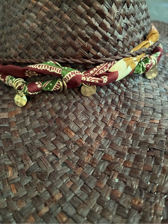 NWT. Zara Brown Woven Cowboy-Style Sombrero with Wide Brim. main image 5